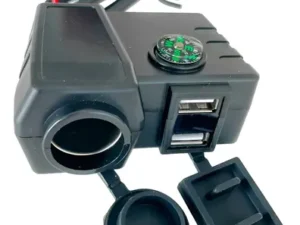 Cargador de celular con brujula para moto
