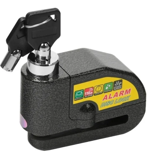 Candado de seguridad con alarma