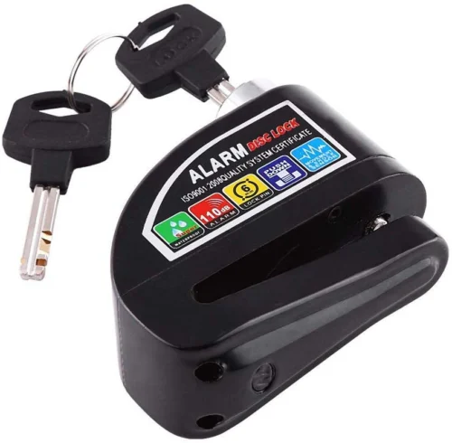 Candado de seguridad con alarma